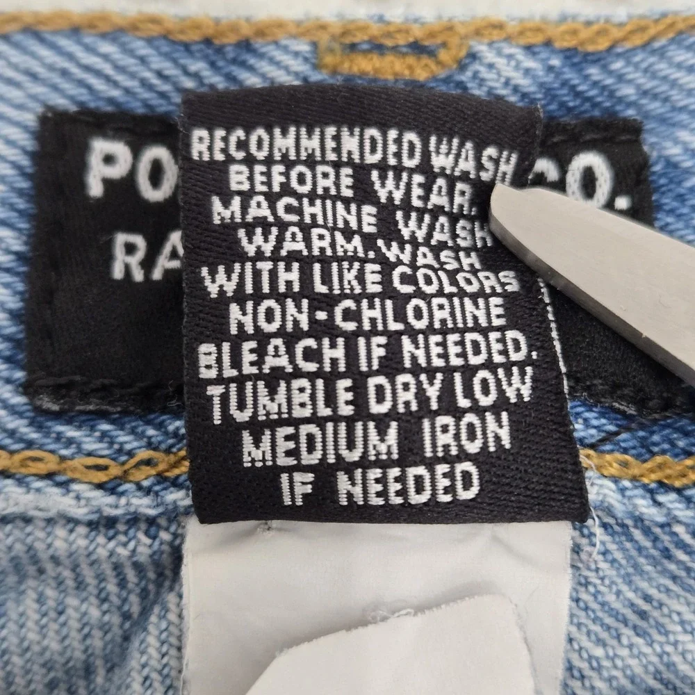 Polo‎ Jeans Co. Ralph Lauren Jeans Boys Size 16 Blue Denim Straight Leg Vintage